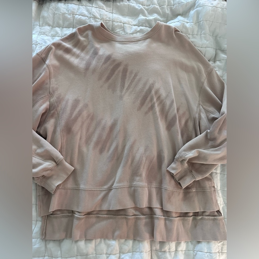 Zsupply Tie-Dye Oversized Sweatshirt - tan